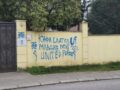 Maloljetnik uhapšen zbog grafita na zgradi Ambasade BiH u Podgorici i nacističkih simbola na tabli posvećenoj Hanuki
