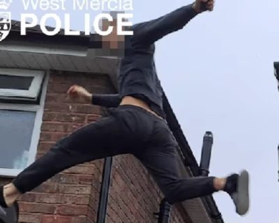 Dramatično: Pogledajte snimak mladića koji u papučama skače s krova na krov, bježeći od policije