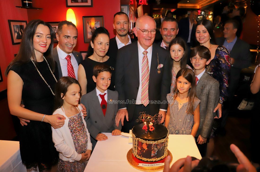 Proslava 45 godina restorana – Bruno Selimaj sa porodicom