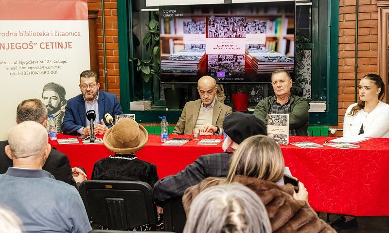 Cetinje: Promovisana knjiga Nenada Stevovića „Kulturni život Lovćenca u 20. vijeku”