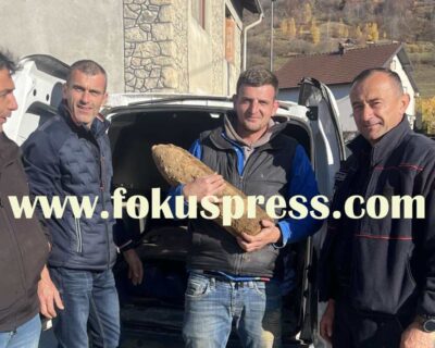 Drama u Plavu: U dvorištu kuće Sinanaja iskopana neeksplodirana granata iz Drugog svjetskog rata